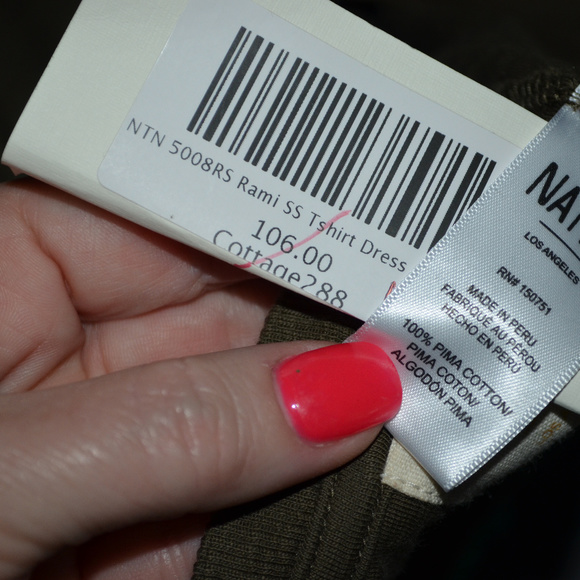 NWT $106 Sz XS S M Nation LTD Army Green T-Shirt - Picture 6 of 6